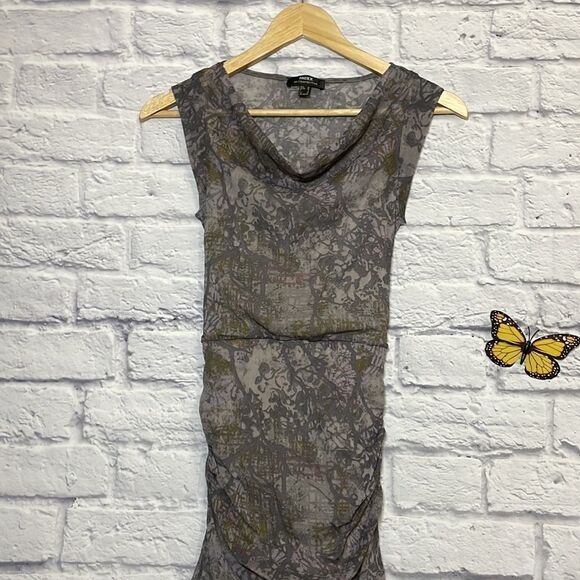 Mexx Sleeveless Scoop Neck Form Fitting Mini Dress Size Extra Small - Picture 3 of 14